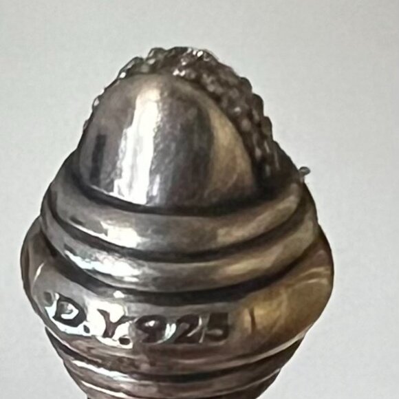 David Yurman Classic Cable Bracelet in Sterling Silver with 14K Yellow Gold and - Picture 3 of 3